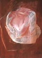 Mixed technique pastel painting - "Etreinte rose"